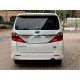 2014 WHITE Toyota Alphard WARRANTED MILE,18M WARRANTY,TWIN SUNROOF 2.4 5dr